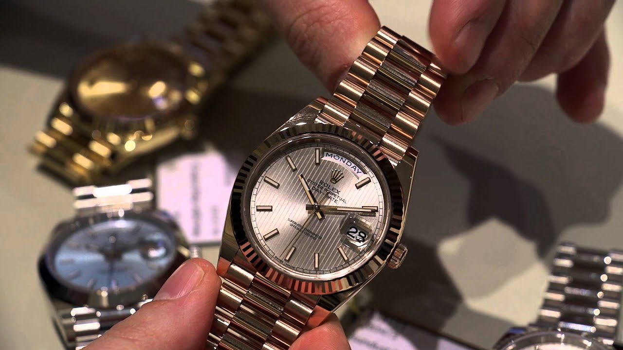Rolex Day-Date 40 Watches For 2015 Hands-On | aBlogtoWatch