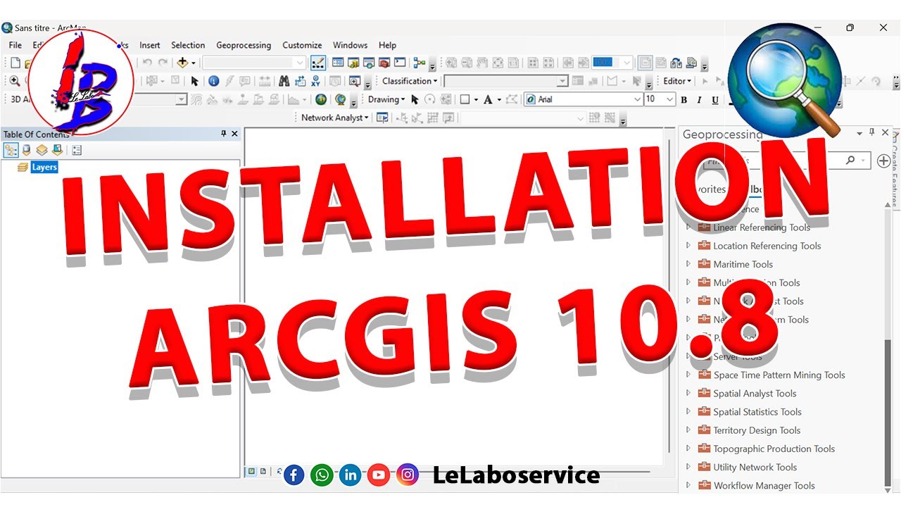 Installation Facile d'ArGis 10.8 : Guide complet étape par étape