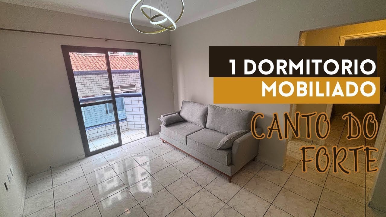 [171] Apartamento de 1 dormitório no Canto do Forte ótimo para investimento em locação 