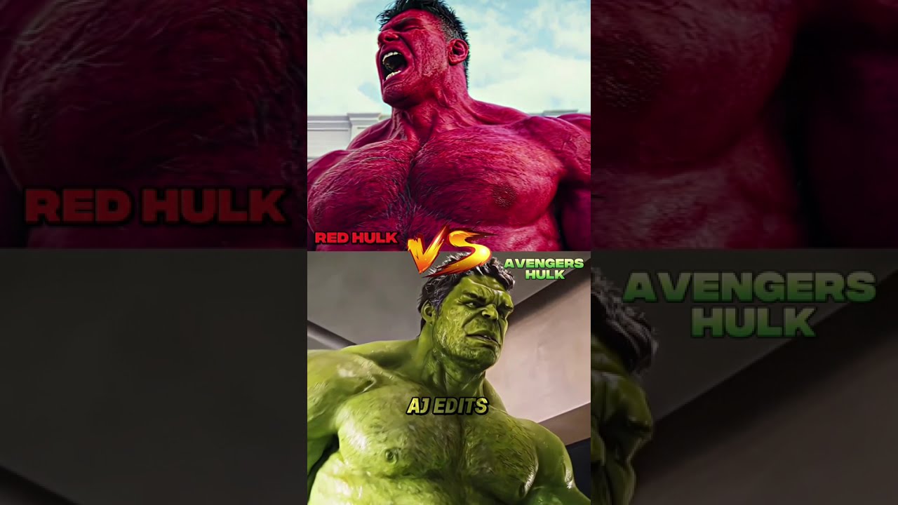 RED HULK VS ALL HULKS 