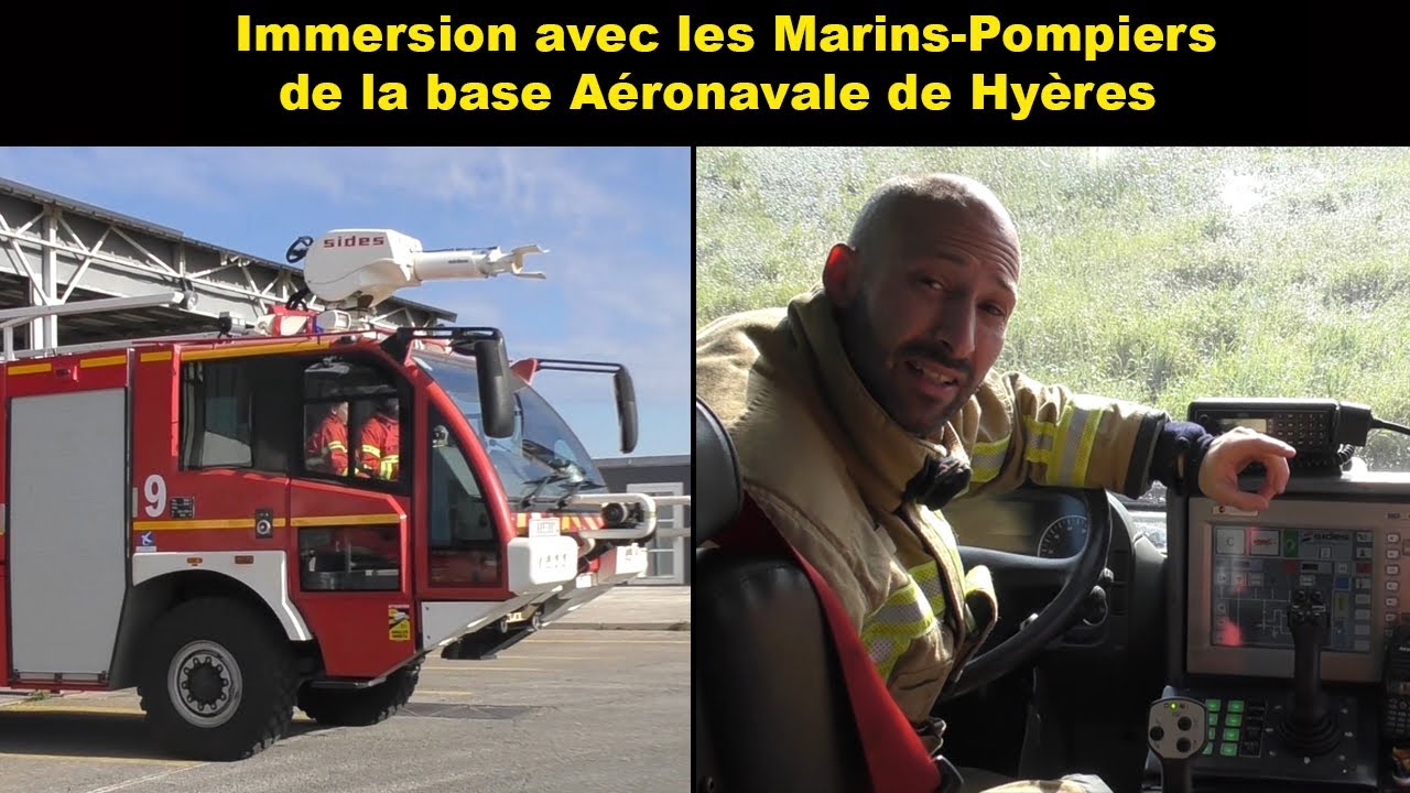 Immersion avec les Marins-Pompiers de la base aéronavale de Hyères