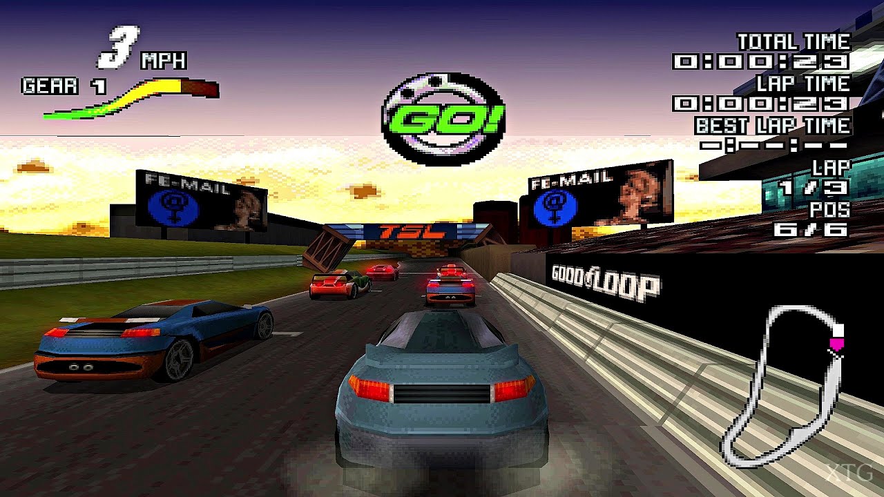 Motorhead PS1 Gameplay HD (Beetle PSX HW)