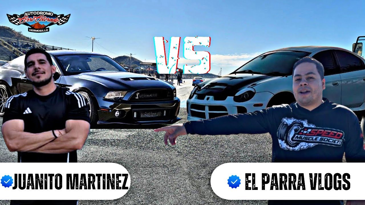 CORRÍ MI NEÓN SRT4 CONTRA EL MUSTANG SHELBY DE JUANITO MARTÍNEZ || ELPARRAVLOGS