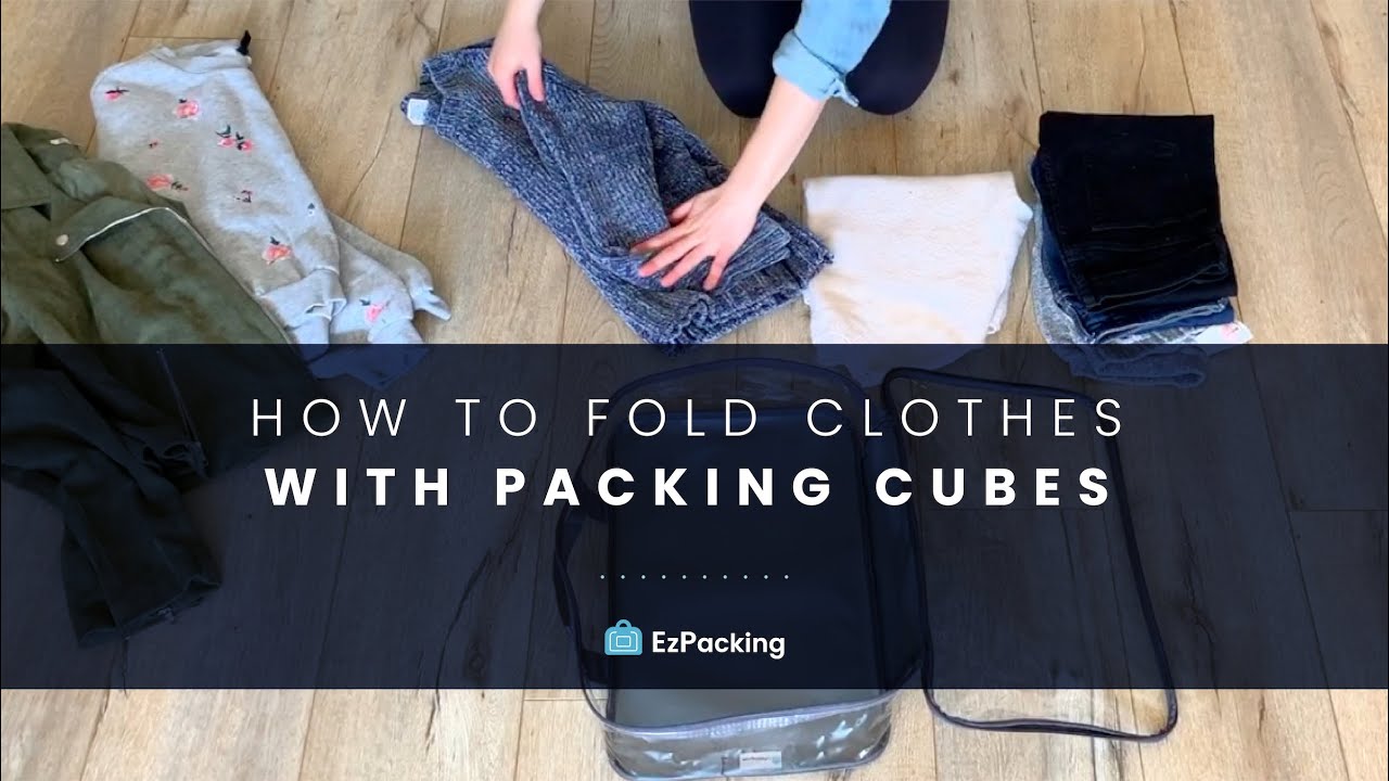 How to Fold Clothes for Packing Cubes (Save Space, Prevent Wrinkles!)