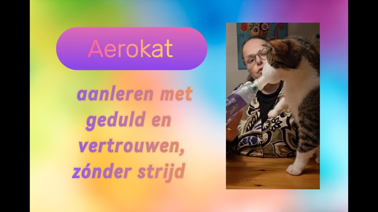 AEROKAT inhalator aanleren met geduld en vertrouwen, zónder strijd