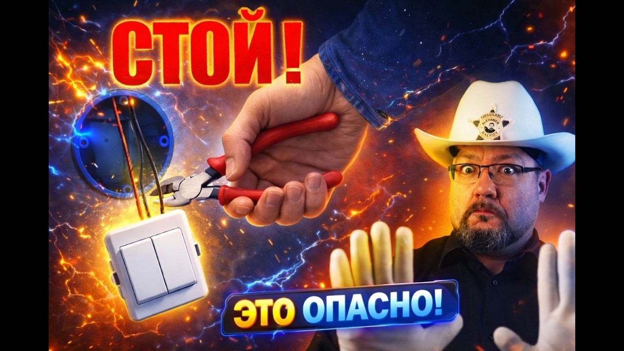 Фатальная ошибка в электромонтаже! Провода в стене и никакого проекта!