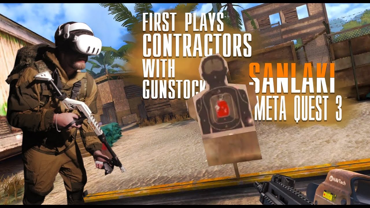 QUEST 3 SANLAKI gunstock CONTRACTORS VR | Первые тесты
