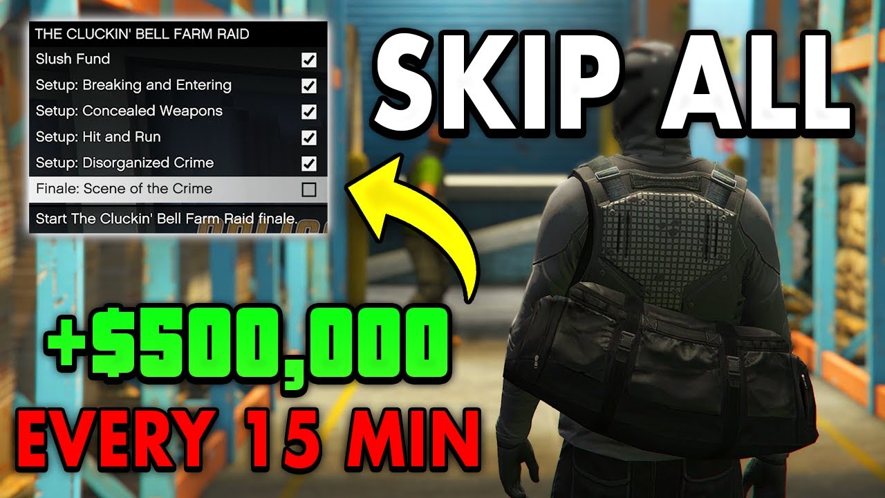*ЛЕГКО* ПРОПУСТИТЕ ВСЕ ПОДГОТОВИТЕЛЬНЫЕ МИССИИ В ОГРАБЛЕНИИ ФЕРМЫ CLUCKIN' BELL В GTA 5 ОНЛАЙН!