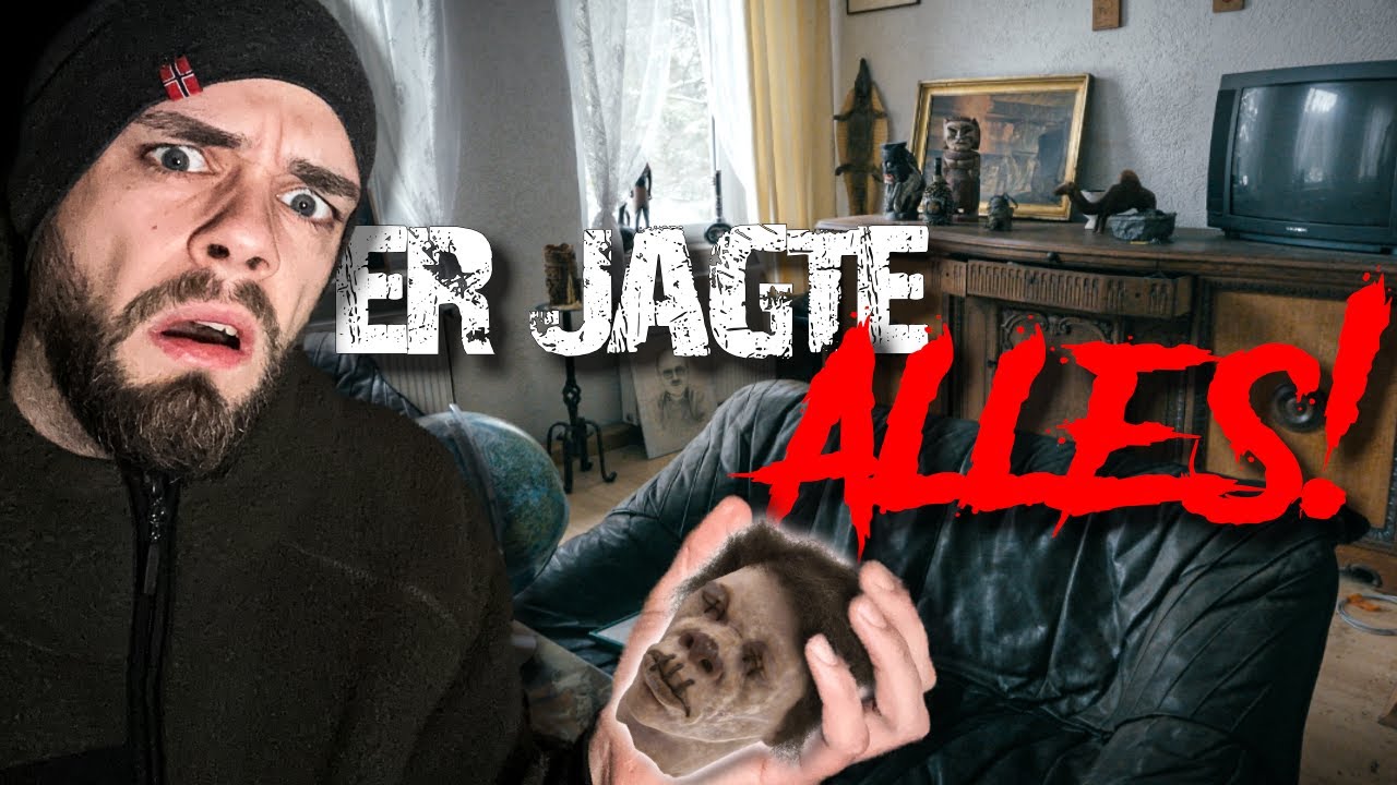 ECHTER KOPF?😨WIR FANDEN DAS HAUS EINES TROPHÄENJÄGERS!