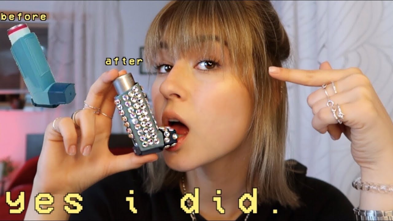 i bedazzled my inhaler.