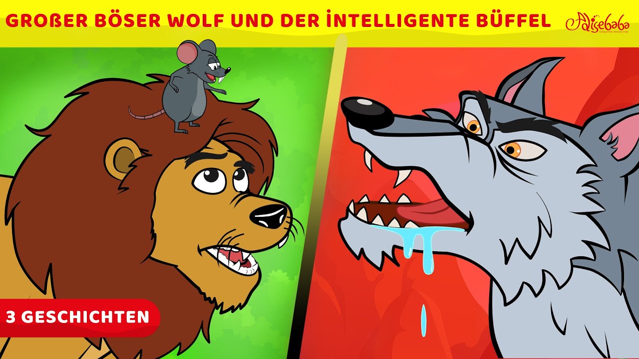Gro&szlig;er B&ouml;ser Wolf Und Der İntelligente B&uuml;ffel | M&auml;rchen f&uuml;r Kinder | Gute Nacht Geschichte