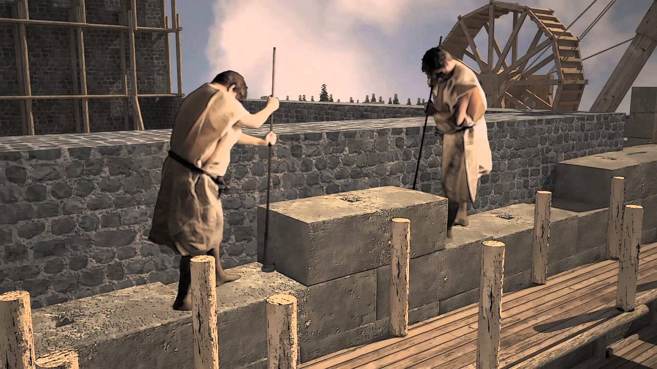Le temple de Mercure - un travail de romain