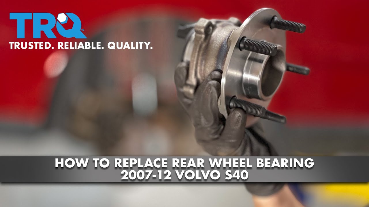 How to Replace Rear Wheel Bearing 2007-12 Volvo S40