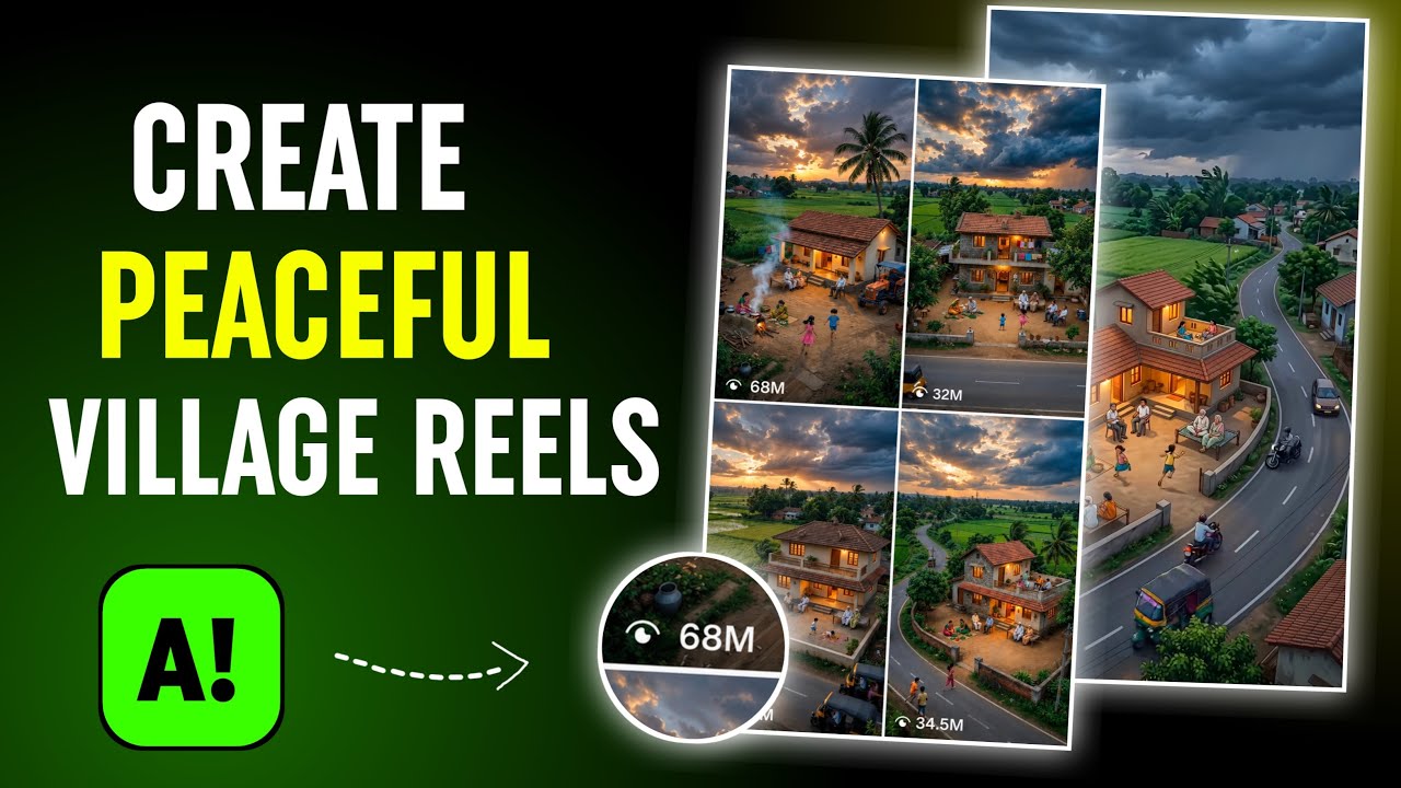 Create Viral 4K Ai Art Reels | How To Make Peaceful Ai Art Reels | Ai Art Reels Video Kaise Banaye