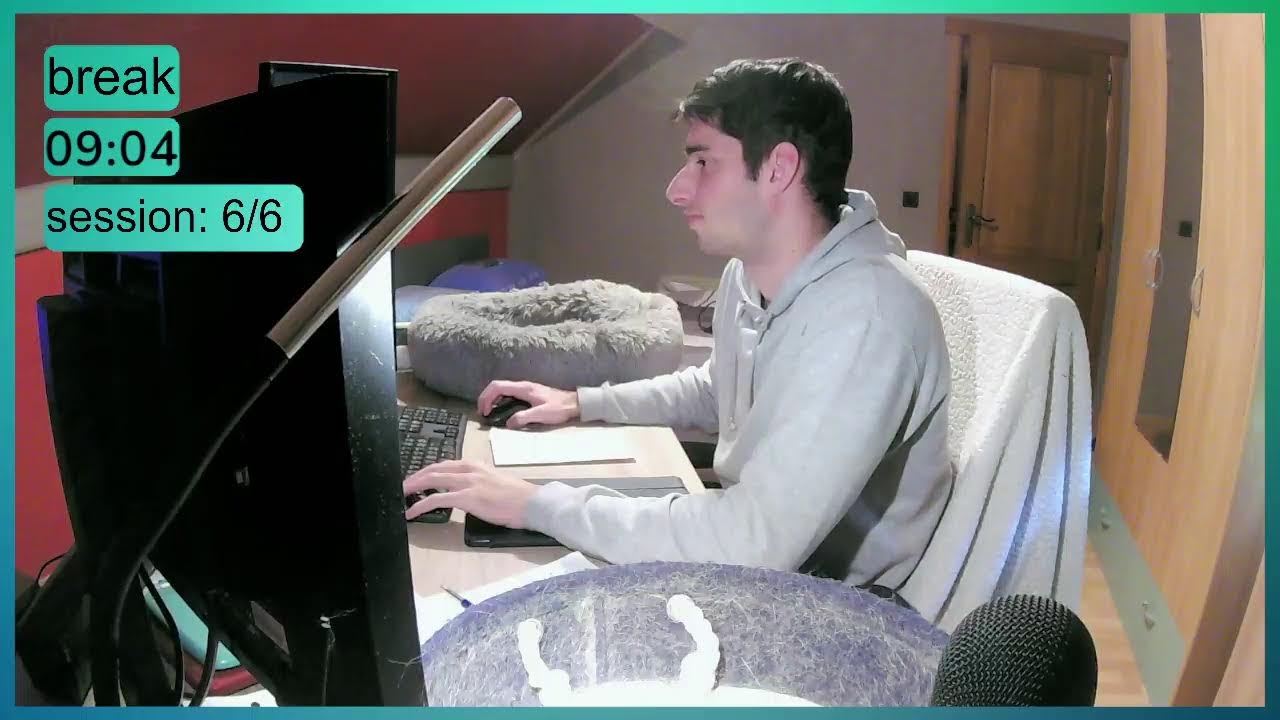 Study with me | 6+ Hours | Pomodoro