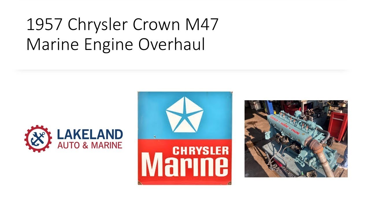 1957 M47 Chrysler Crown Engine Overhaul