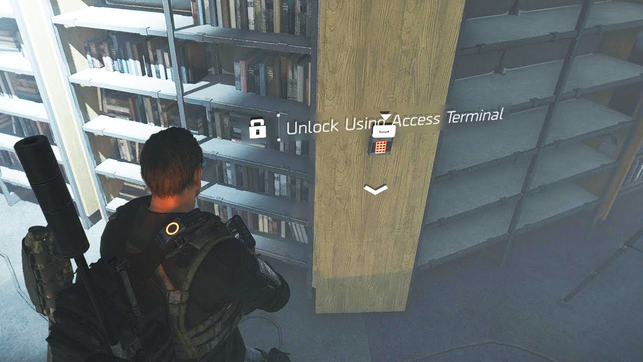 Unlock Using Access Terminal Division 2 - Kenly College Library Secret Room Access Terminal Location