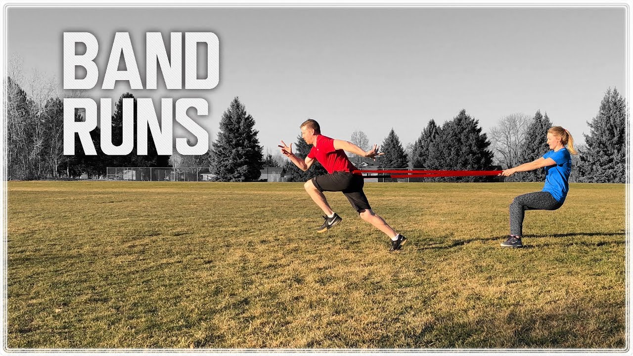 Run Faster w/ Band Resisted Sprints | Acceleration Speed Training