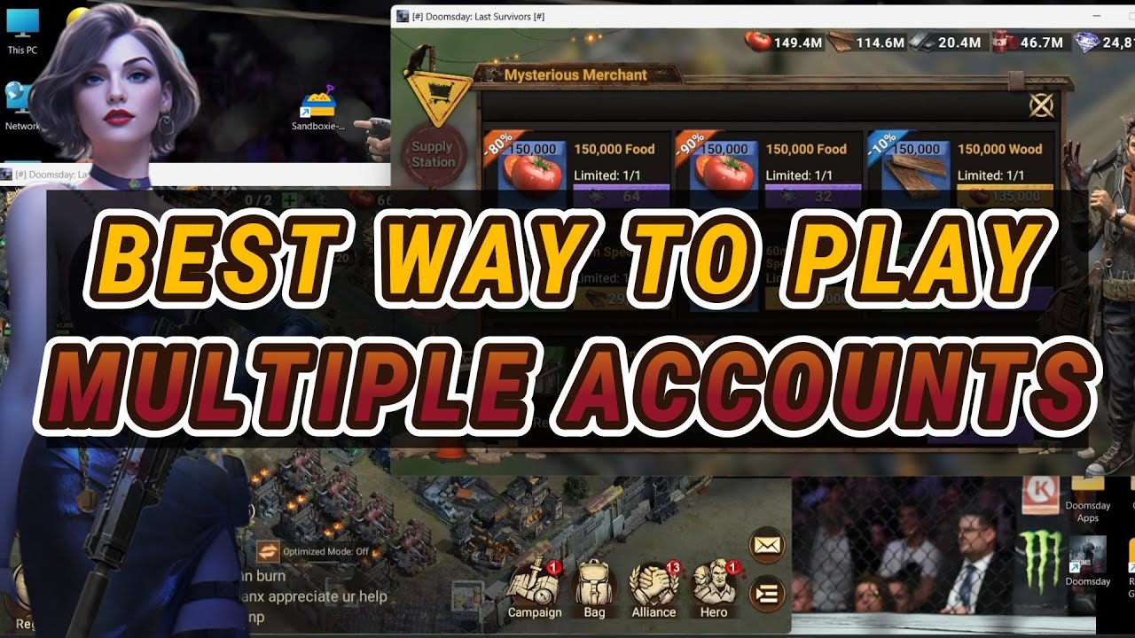 Multi Account Gameplay Setup And Guide | Doomsday Last Survivors