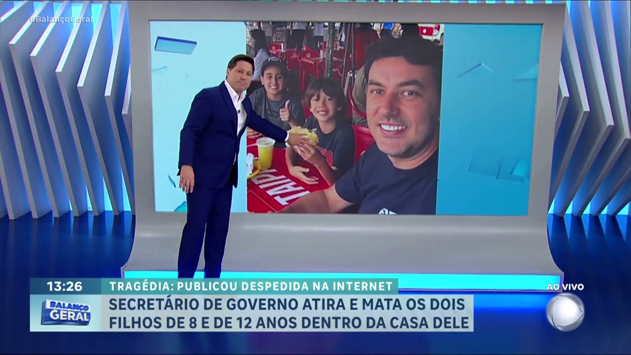 Secretário municipal atira nos filhos e comete suicídio