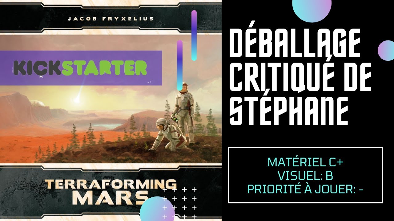 Déballage critiqué de la Big Box de Terraforming Mars