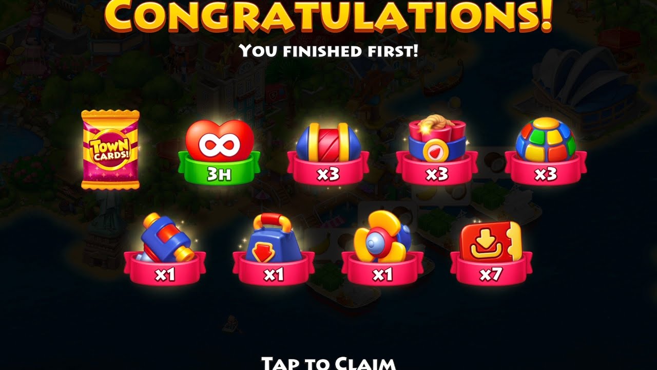 Township. New mini round has started. Collecting winnings. No need to rush.