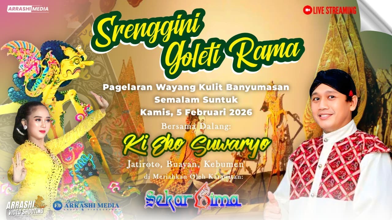 LIVE WAYANG KULIT DALANG KI EKO SUWARYO MALAM INI 5 FEBRUARI 2026‼️