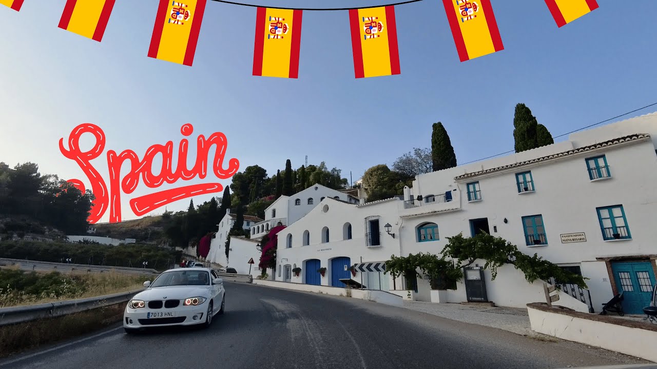 🚗 Driving from Nerja to Frigiliana 🇪🇸 | Andalusian Mountain Road Trip