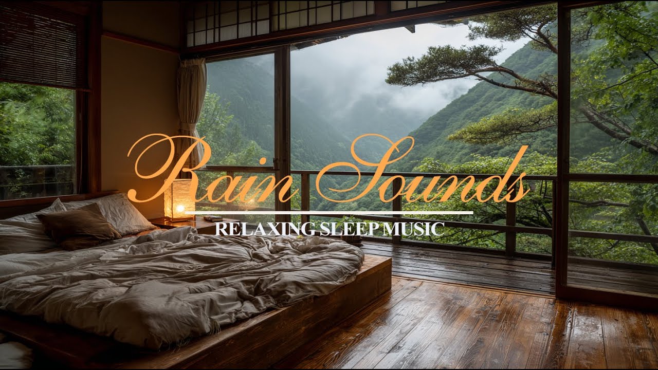 Cozy Mountain Cabin Rain | Soft Rain Sounds for Deep Sleep 🎧 🌧️