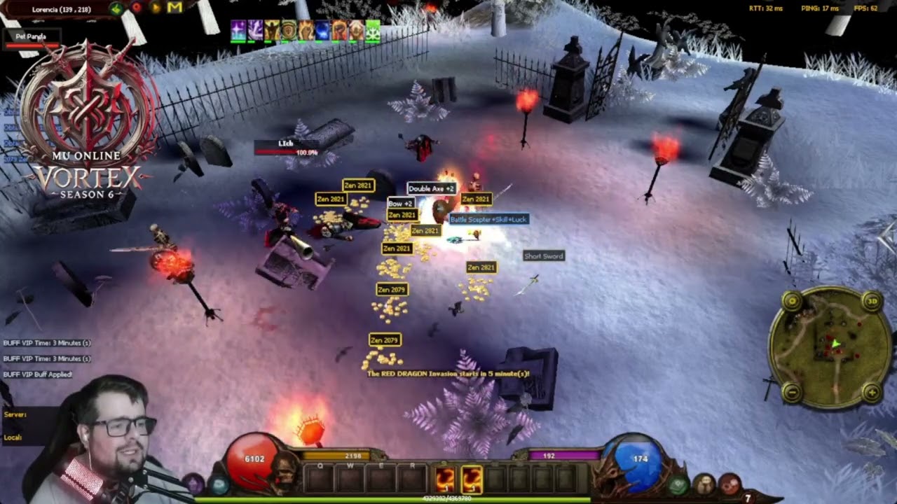 Rota de UP - Mu Vortex Season 6