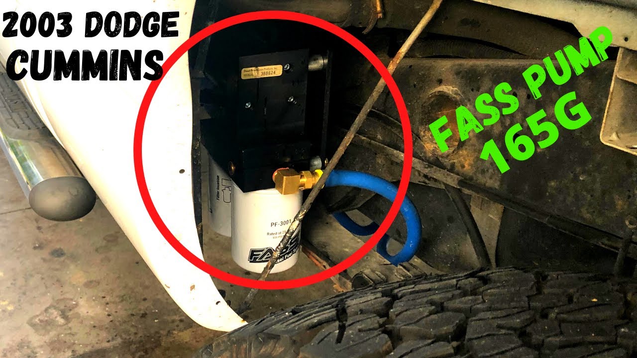 Установка Fass Titanium Series 165G на Cummins Diesel