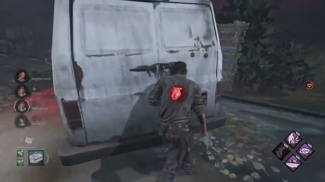 Dead by daylight 4 gen chase against the ghoul