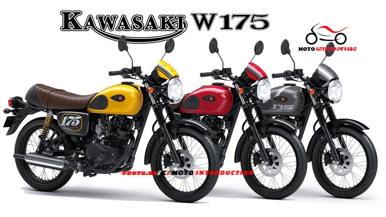 2019 Kawasaki W175 Cafe Racer New Color | New 2019 Kawasaki W175 Cafe Three version