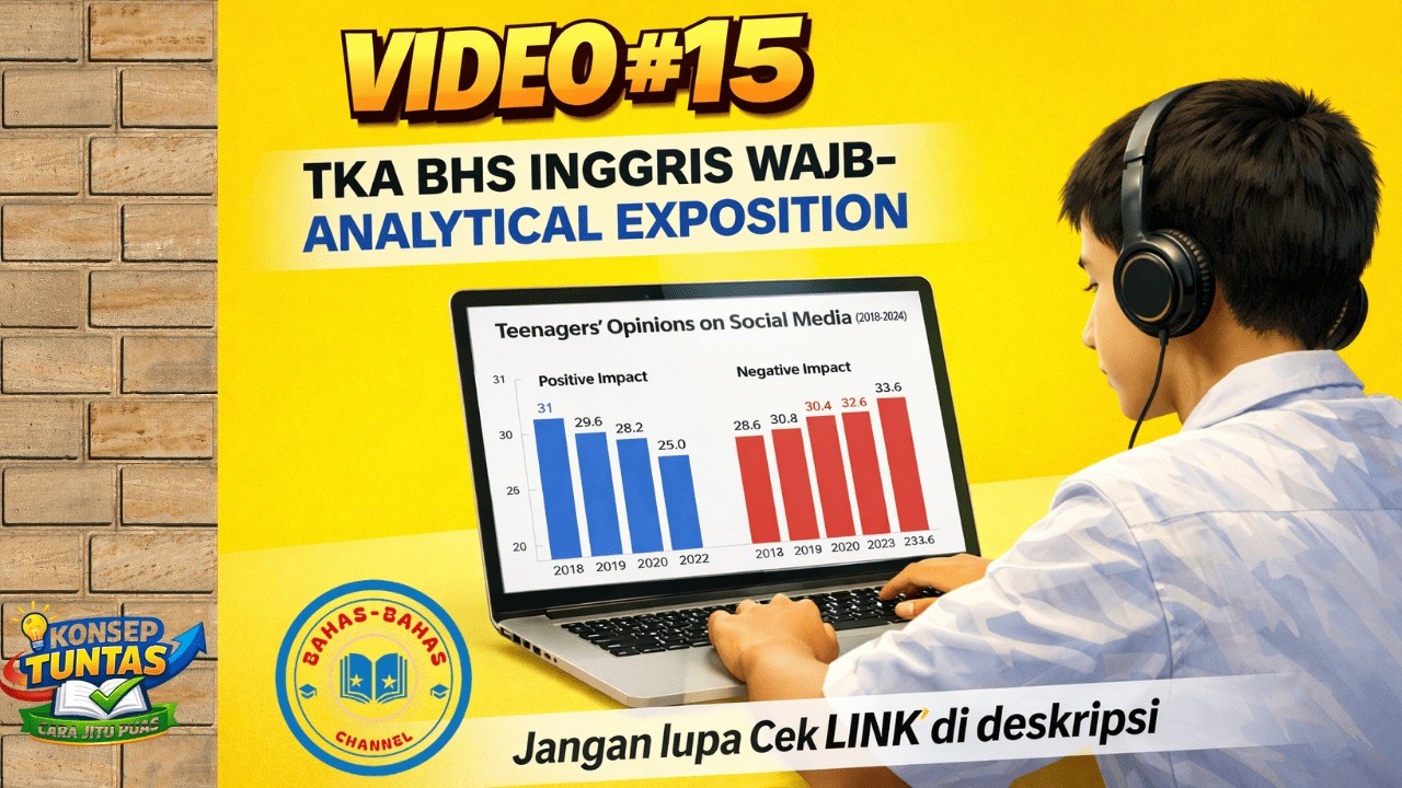 PERSIAPAN UJIAN & TEST TKA BHS INGGRIS WAJIB: DIAGRAM dalam ANALYTICAL