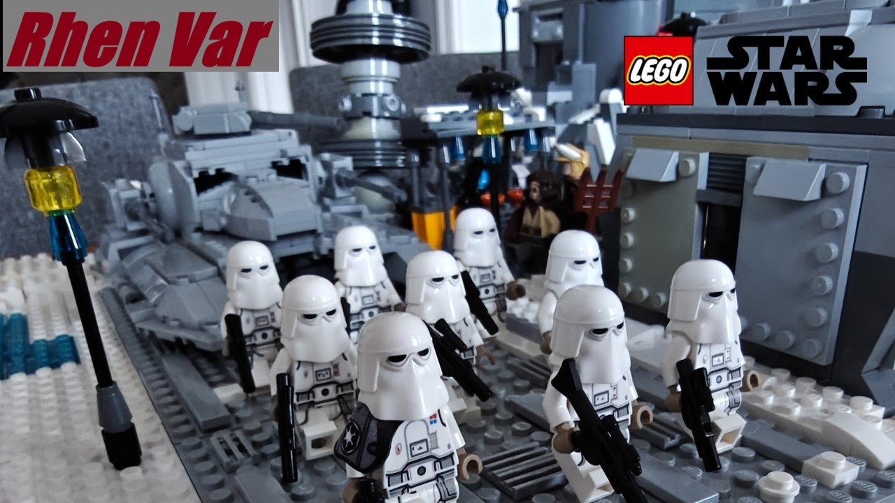I Built the imperial Invasion on Rhen Var in LEGO. (cinematic star wars MOC)