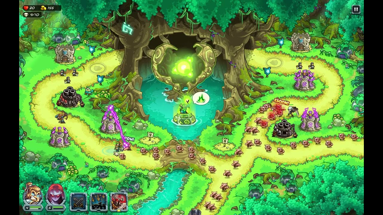 Kingdom Rush Alliance: Revamped Enemies- The Heart Of The Forest- Impossible- NLL
