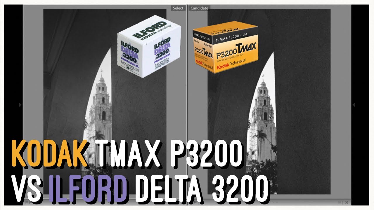 Kodak Tmax p3200 vs ILFORD Delta 3200