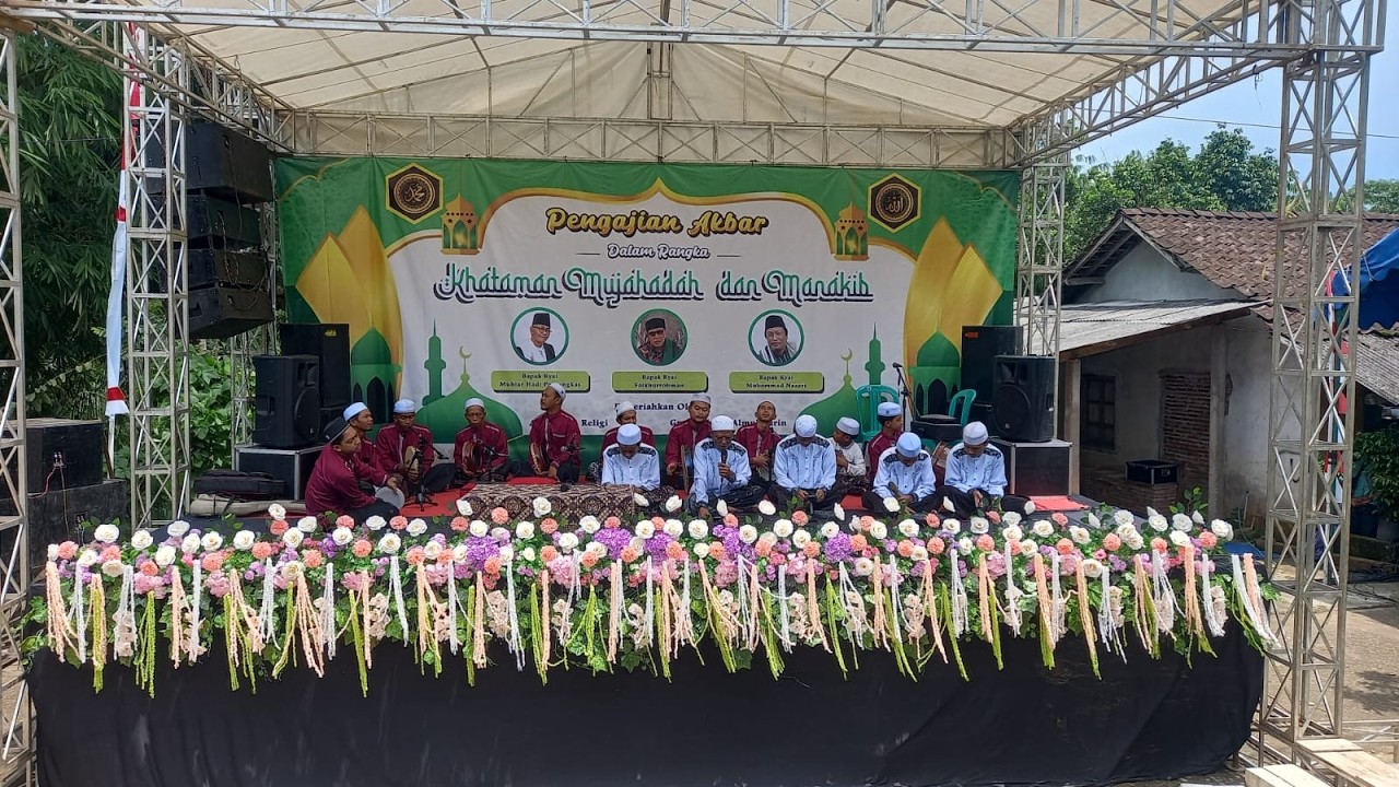 Pengajian Khataman Mujahadah dan Khataman di Dusun Gunung Tugel purwosari Secang Magelang