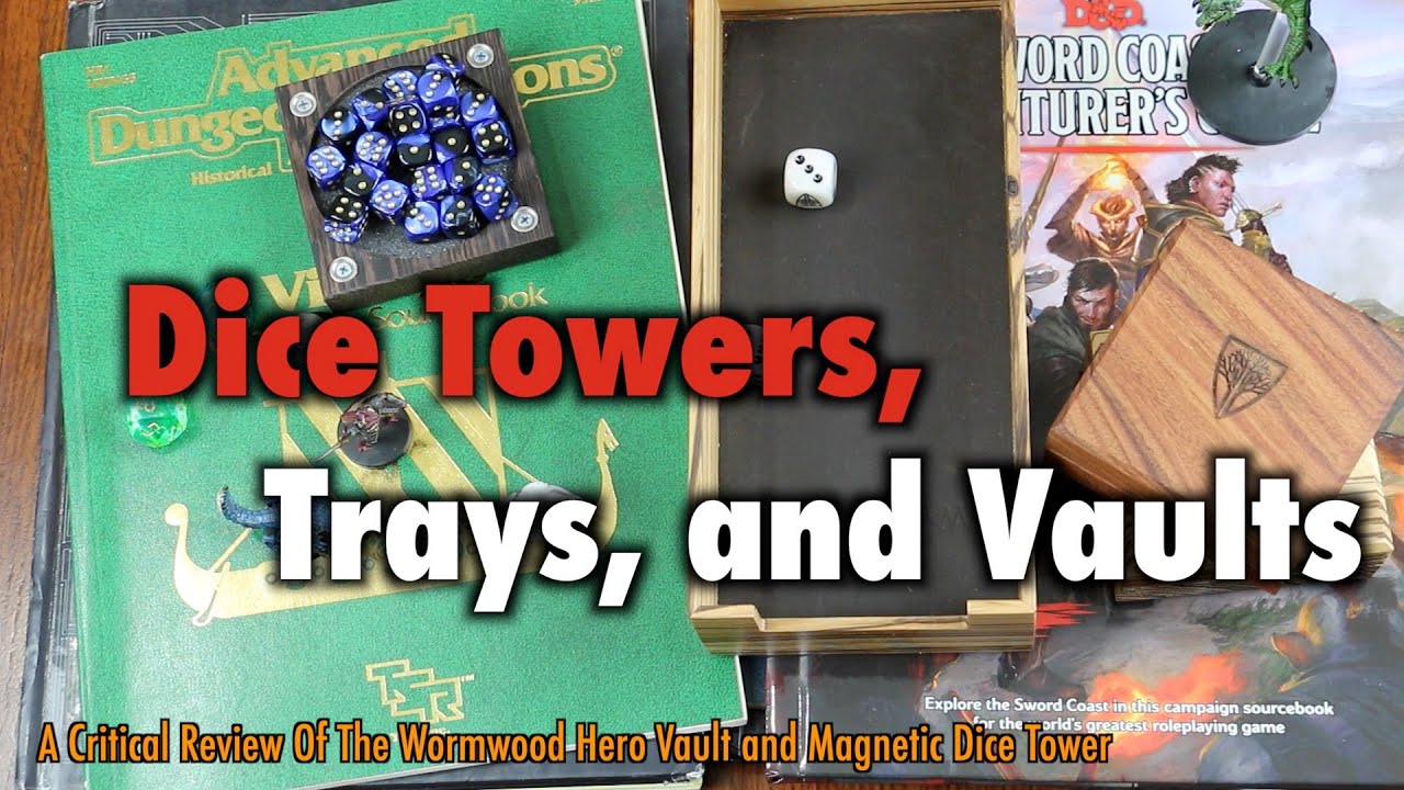Dice Towers, Trays, and Vaults by Wyrmwood for DnD and Tabletop - A Critical Review