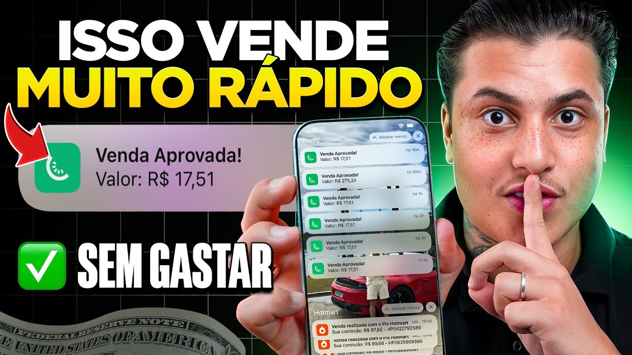KIWIFY AFILIADOS: COMO FAZER A PRIMEIRA VENDA (R&Aacute;PIDA) SEM GASTAR NADA