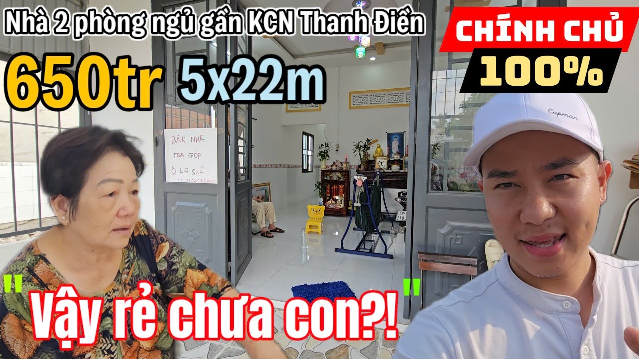 ĐÃ BÁN nhà giá rẻ Tây Ninh 650 triệu 2PN khu dân cư đường ô tô gần KCN Thanh Điền...Tại sao rẻ vậy?