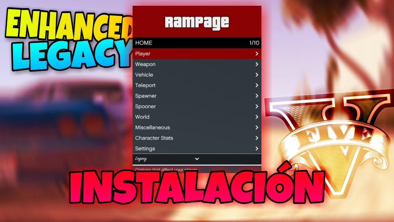 Cómo INSTALAR el MOD MENÚ RAMPAGE para GTA 5 FÁCIL y RÁPIDO | Tutorial Mods GTA 5