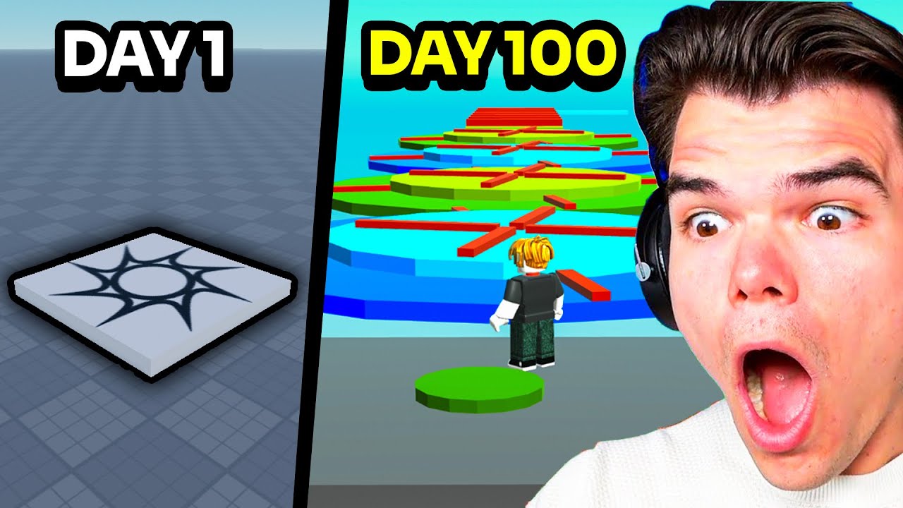 I Spent 100 Days Building My OWN Roblox Game!