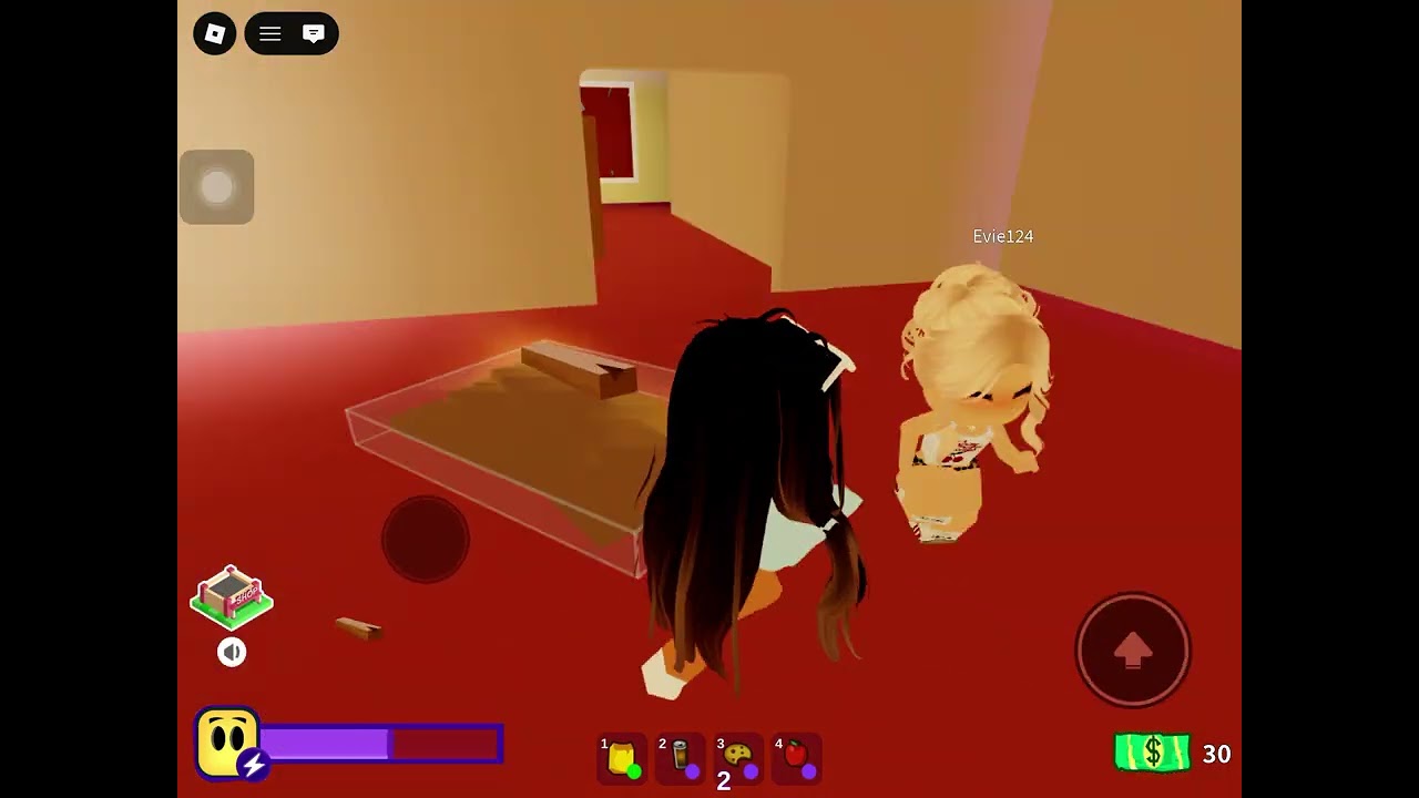 Break in story with Evie