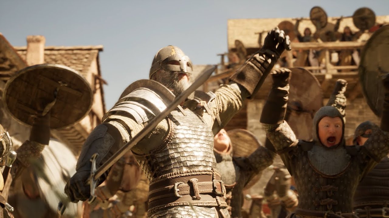 Tassone, the Mad Norman King. - Unreal 5.4 MetaHuman Crowd test