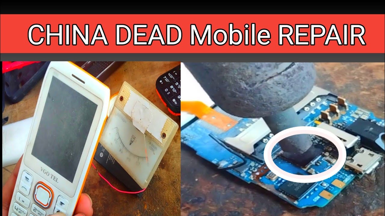 China Mobile Dead Solution Repair || Vgo Tel i550 Not Start