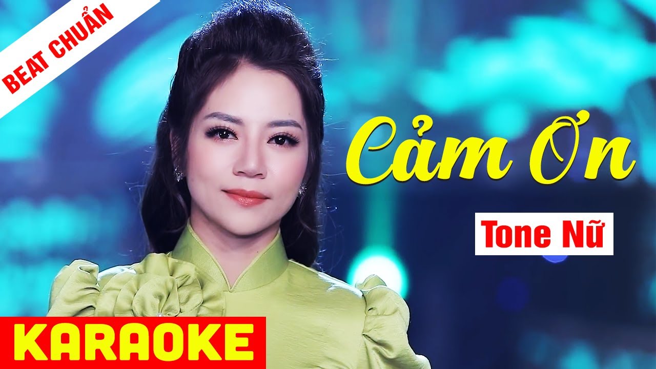 KARAOKE Cảm Ơn Tone Nữ - Beat Chuẩn Ho&agrave;ng Hải | V&otilde; Ho&agrave;ng Karaoke