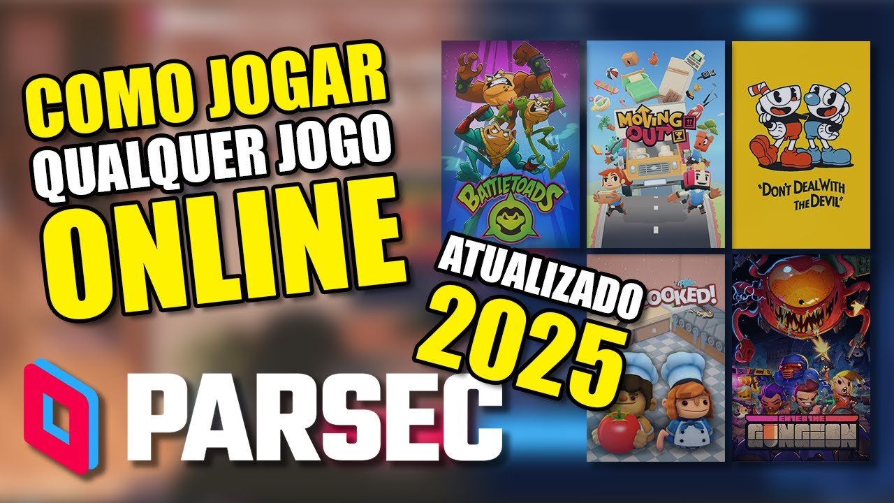 [ATUALIZADO 2025] Como jogar Online QUALQUER jogo Multiplayer Local - Tutorial Parsec PT BR