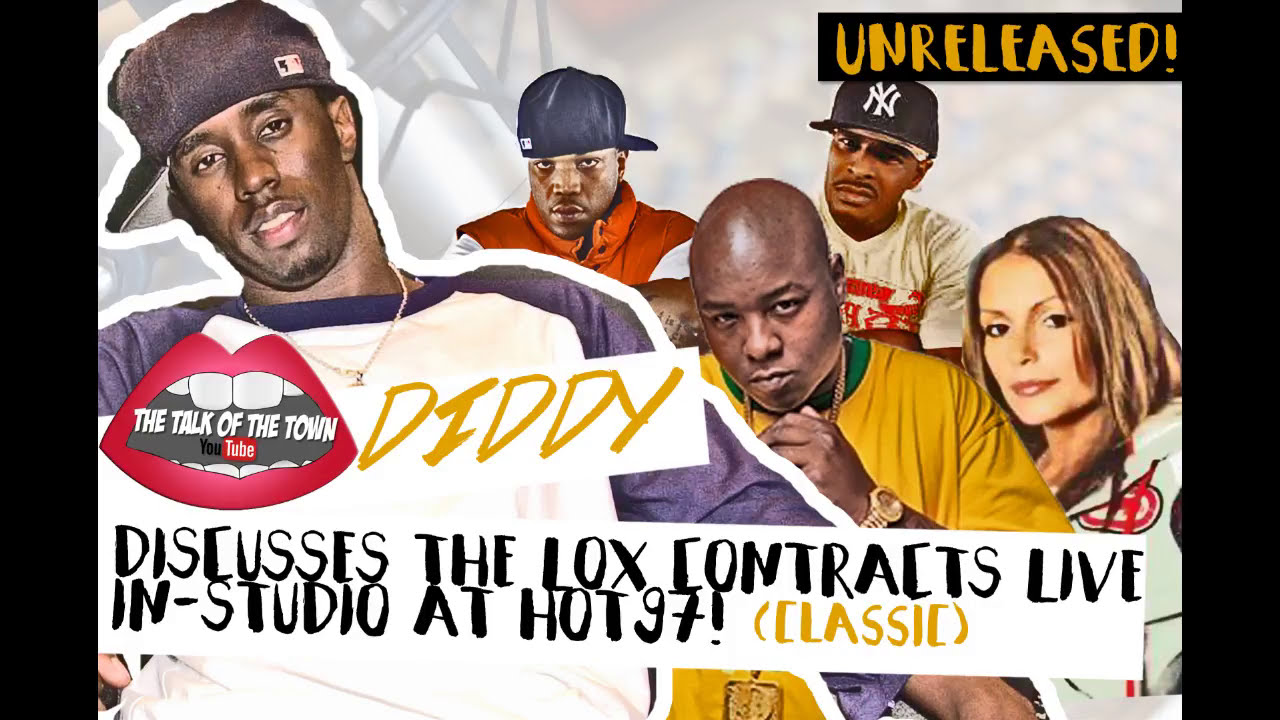 CLASSIC!! Diddy Brings Lox Contracts To Angie Martinez at HOT 97 [2005] (Part 1)