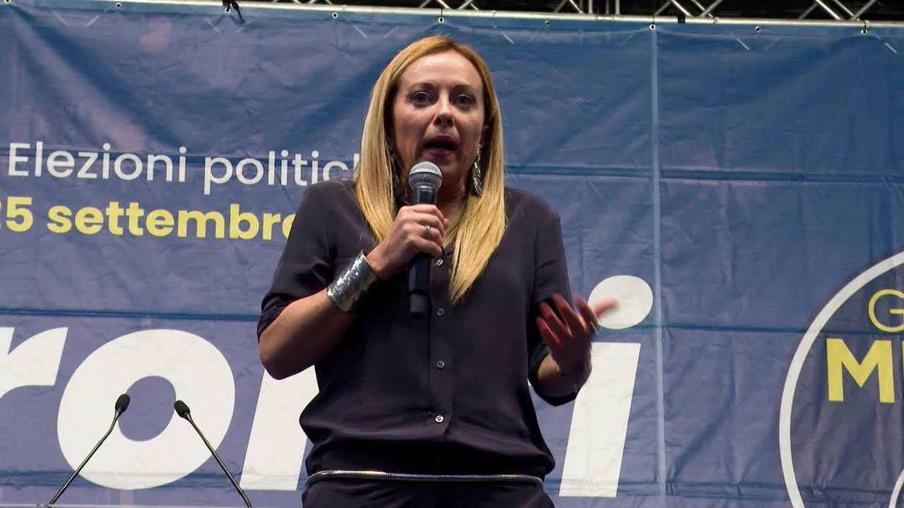 Giorgia Meloni Rally in Perugia